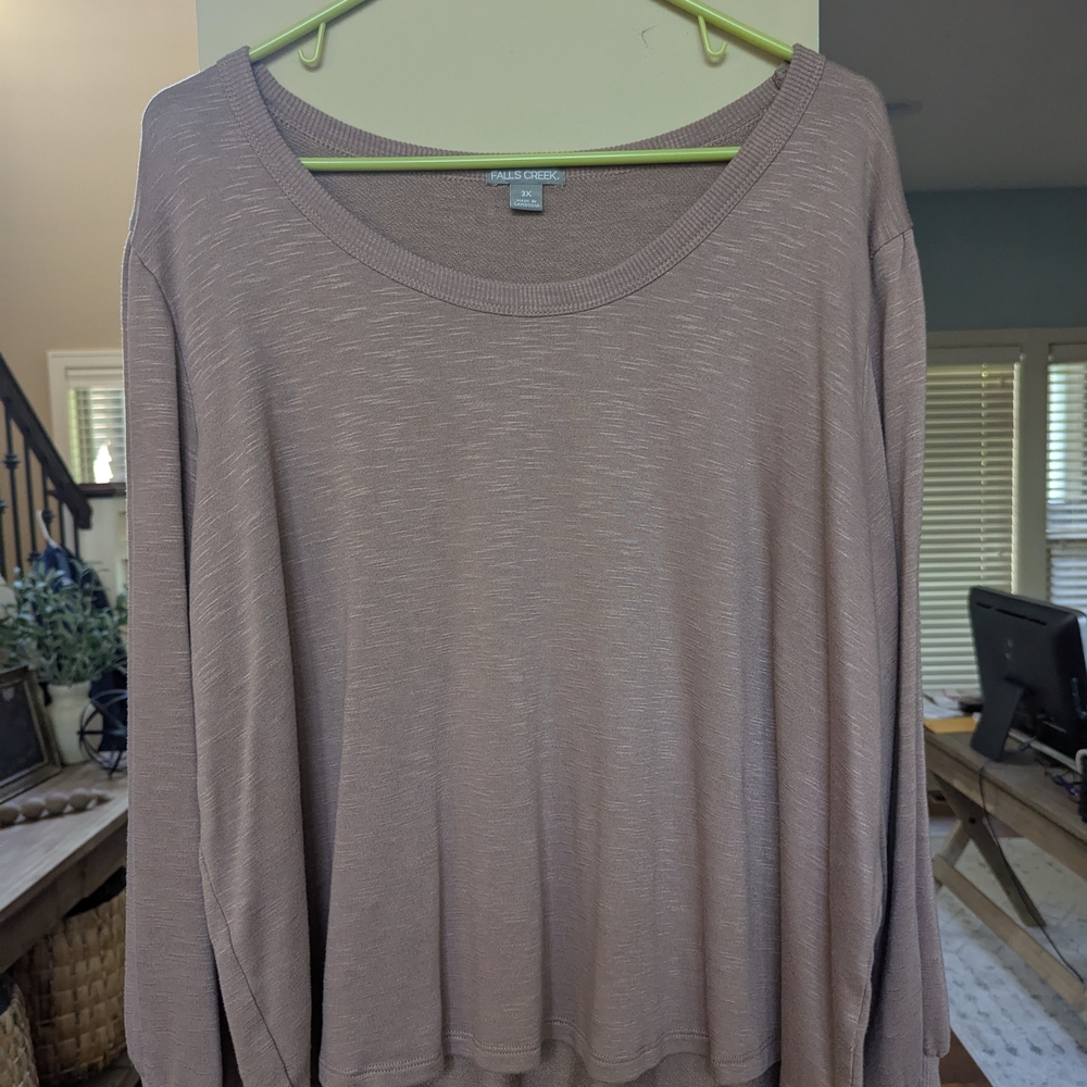 Falls Creek Cropped Long Sleeve Shirt